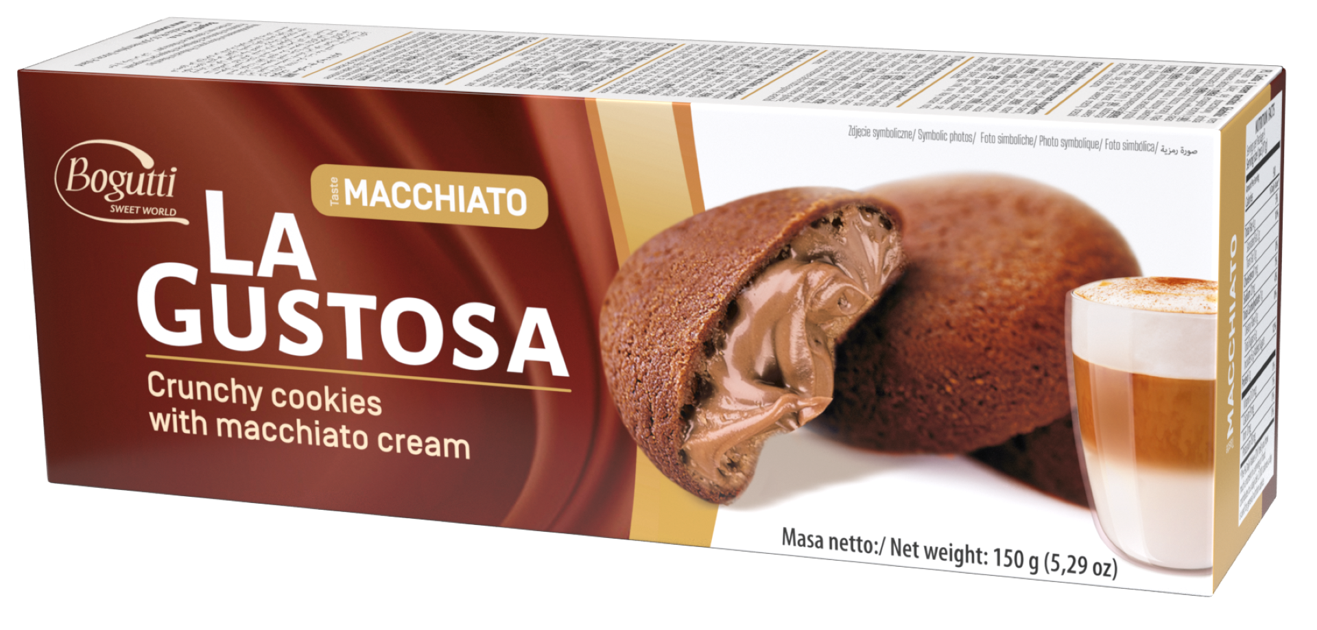 BOGUTTI LA GUSTOSA CO WITH MACCHIATO CREAM 150G